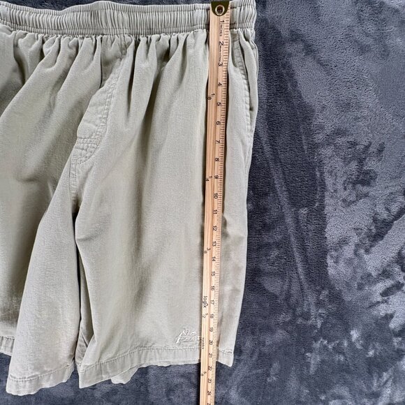 NO FEAR Khaki Shorts Men L Sun Faded Bleached Distressed X Game Made in USA Surf - Picture 10 of 14